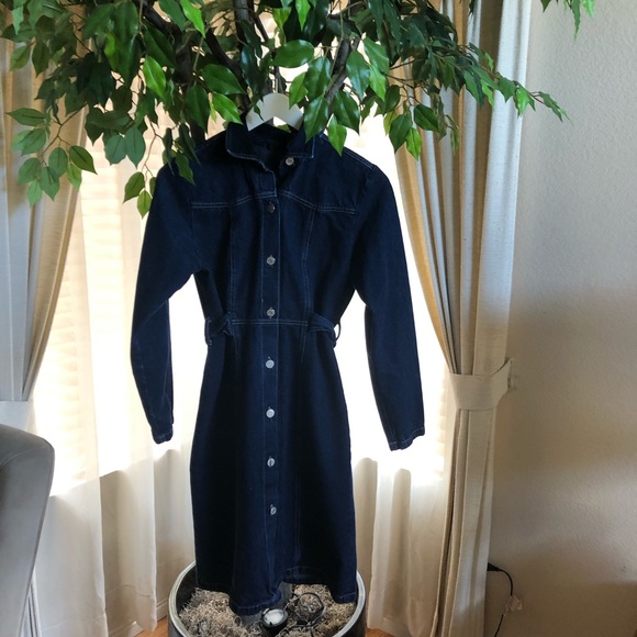 Denim Midi Jacket/Dress - Picture 1 of 2